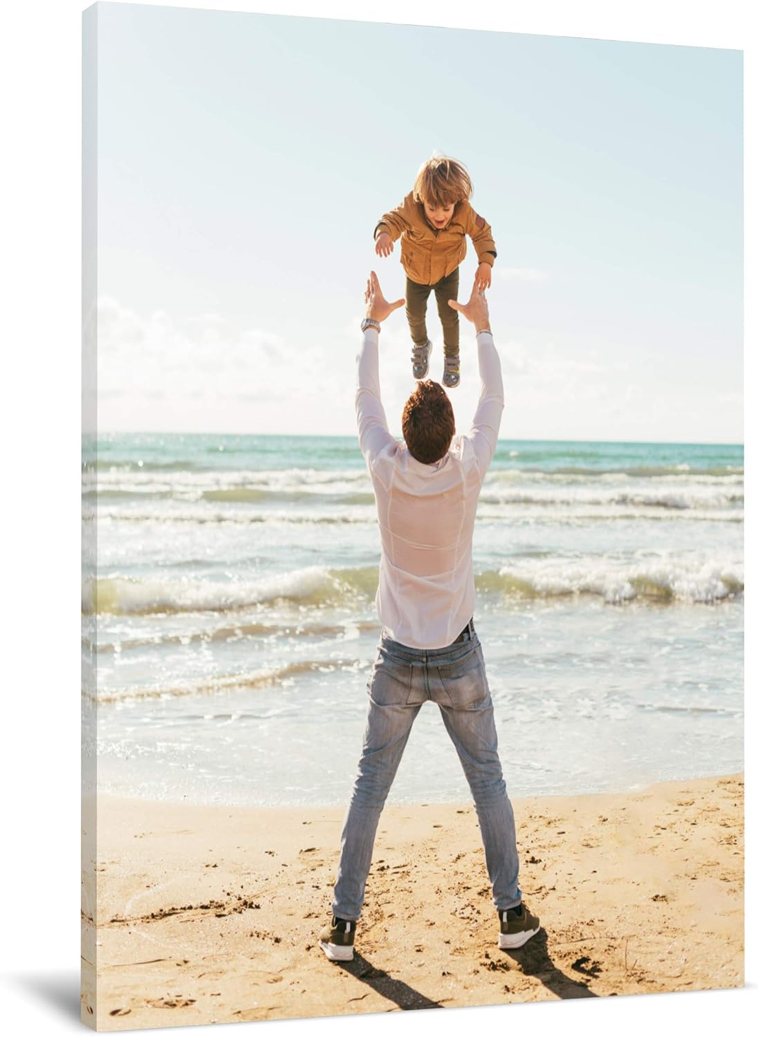 TreeDeal Personalized Canvas Prints - Custom Wall Art with Your Photo (8" X 10") for Family Decor
