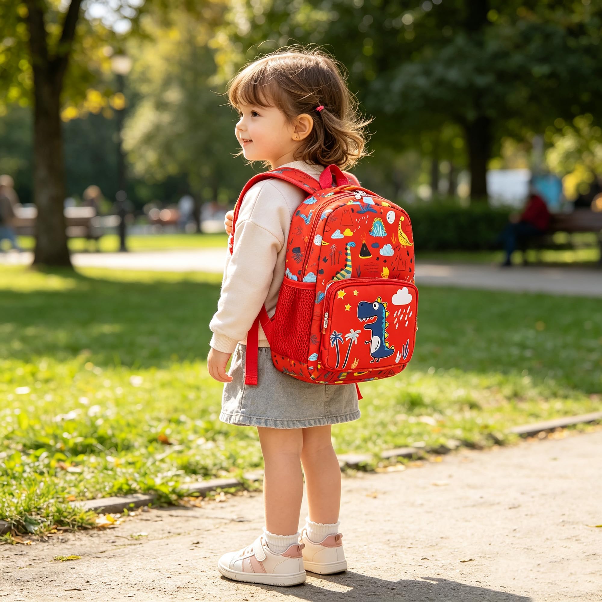 POWOFUN13 inch Kids Toddler Preschool Travel Backpack Cute Cartoon Backpack For Girls Boys Baby