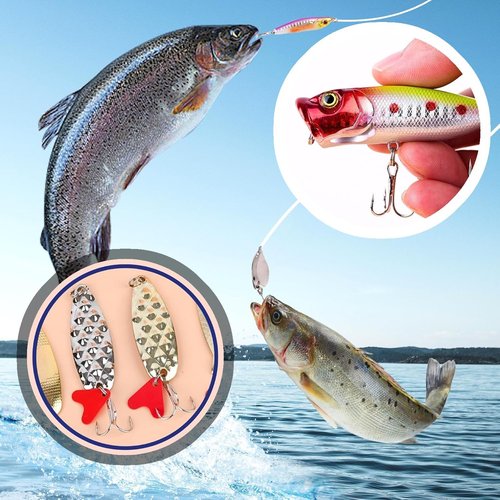 Fisherman Fishing Advent Calendar 2025 - 24 Days Countdown Gift Box for Bass & Trout Lures