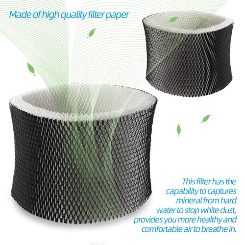 ANTOBLE 2 Pack Humidifier Filter for Holmes HWF64 HWF64CS, Model HM1730, HM1745, HM1746, HM1750, HM2200 - Filter B