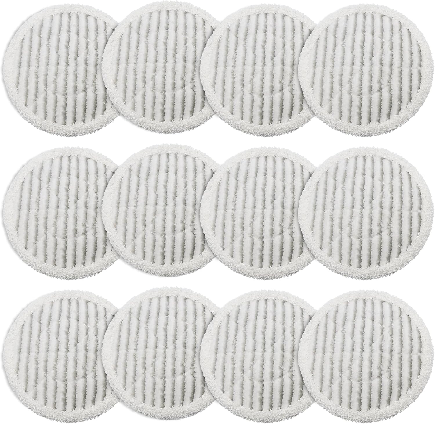 Shark 12 Pack S8201 Replacement Steam Mop Pads - All-in-One Scrubbing Mop Pads for S7001, S8001, S7201 Models