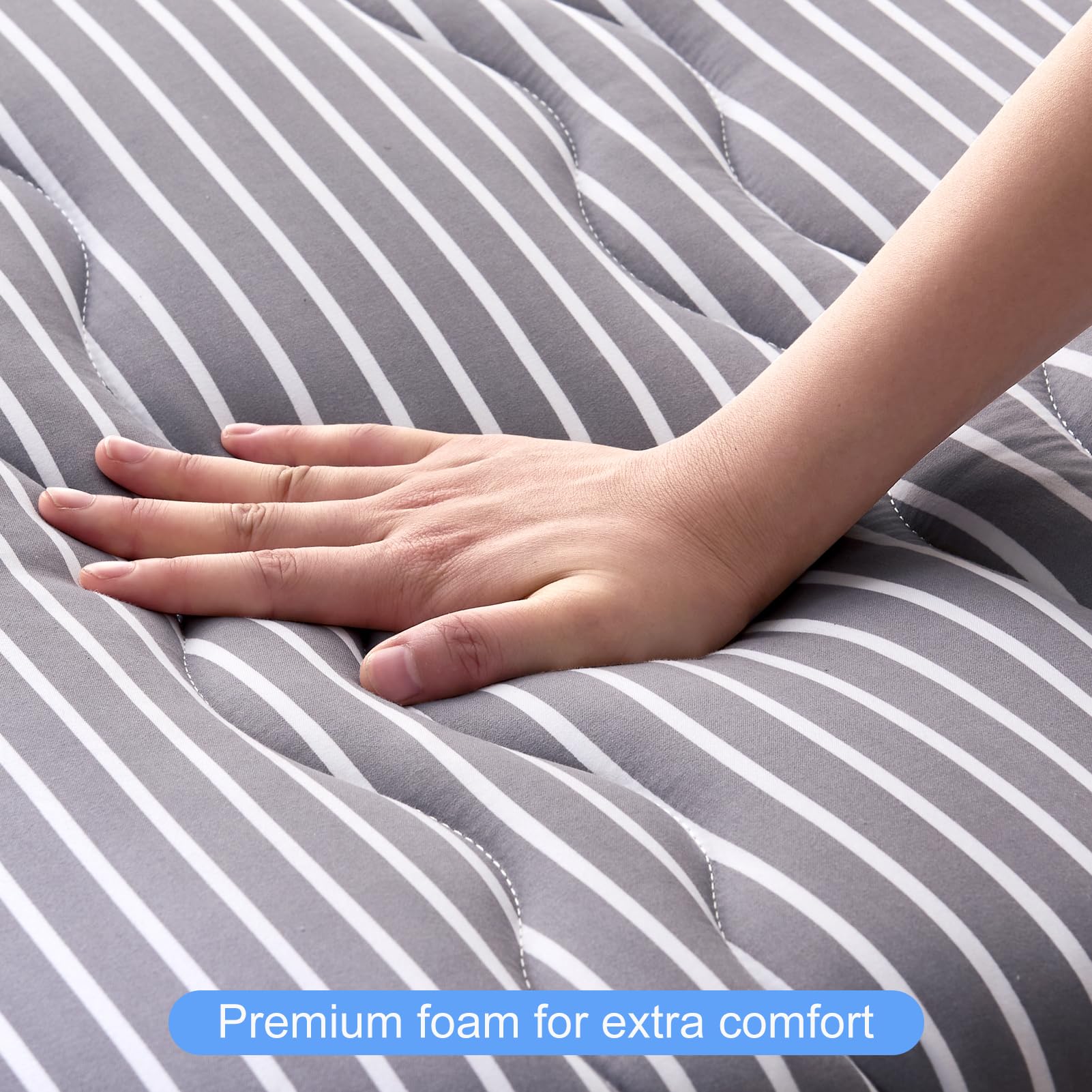 jzbearapt Premium Foam Japanese Floor Mattress Futon Mattress,100% High Density Comfortable Foam,Thicken Tatami Mat Sleeping Pad,Portable Kids Adults Sleeping Mats for Guest Room, Dormitory