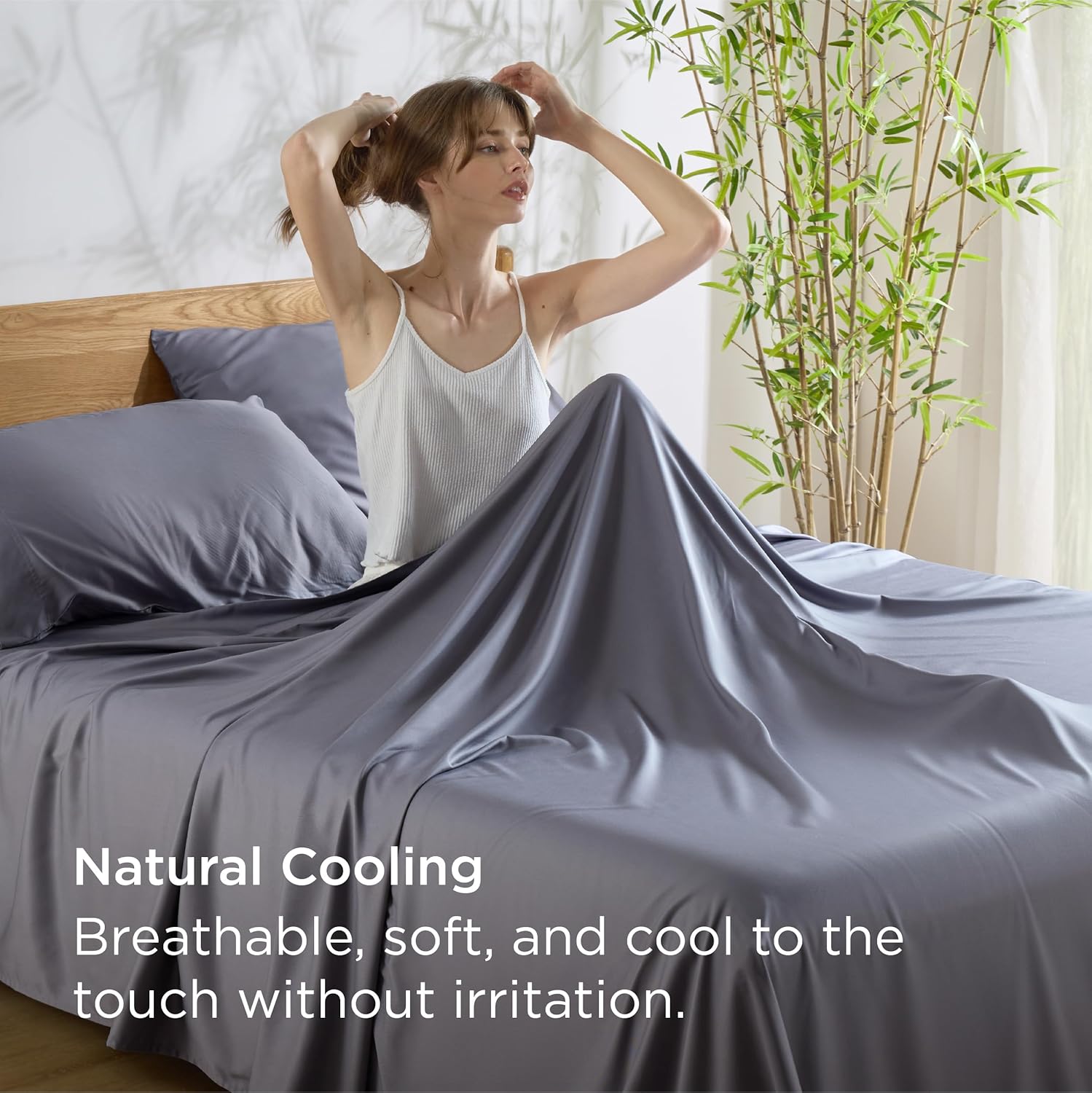 Skiennix Cooling Sheets - Free Rayon Blend Sheets With Purchase | Soft, Breathable Comfort