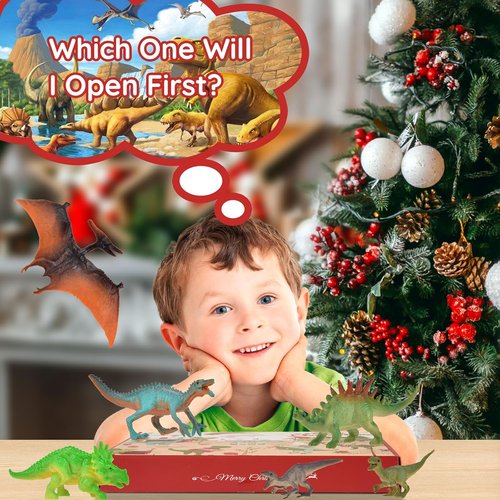 Advent Calendars 2025 - Kids Dinosaur Toys | 24-Day Countdown Gift for Boys & Girls Ages 3-6
