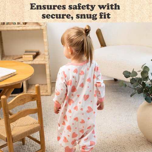 Toddler Sleep Sacks for 2t-3t, 1 Pack Baby Wearable Blanket with Feet, Long Sleeves Breathable Sleep Sacks for Baby Boys and Girls