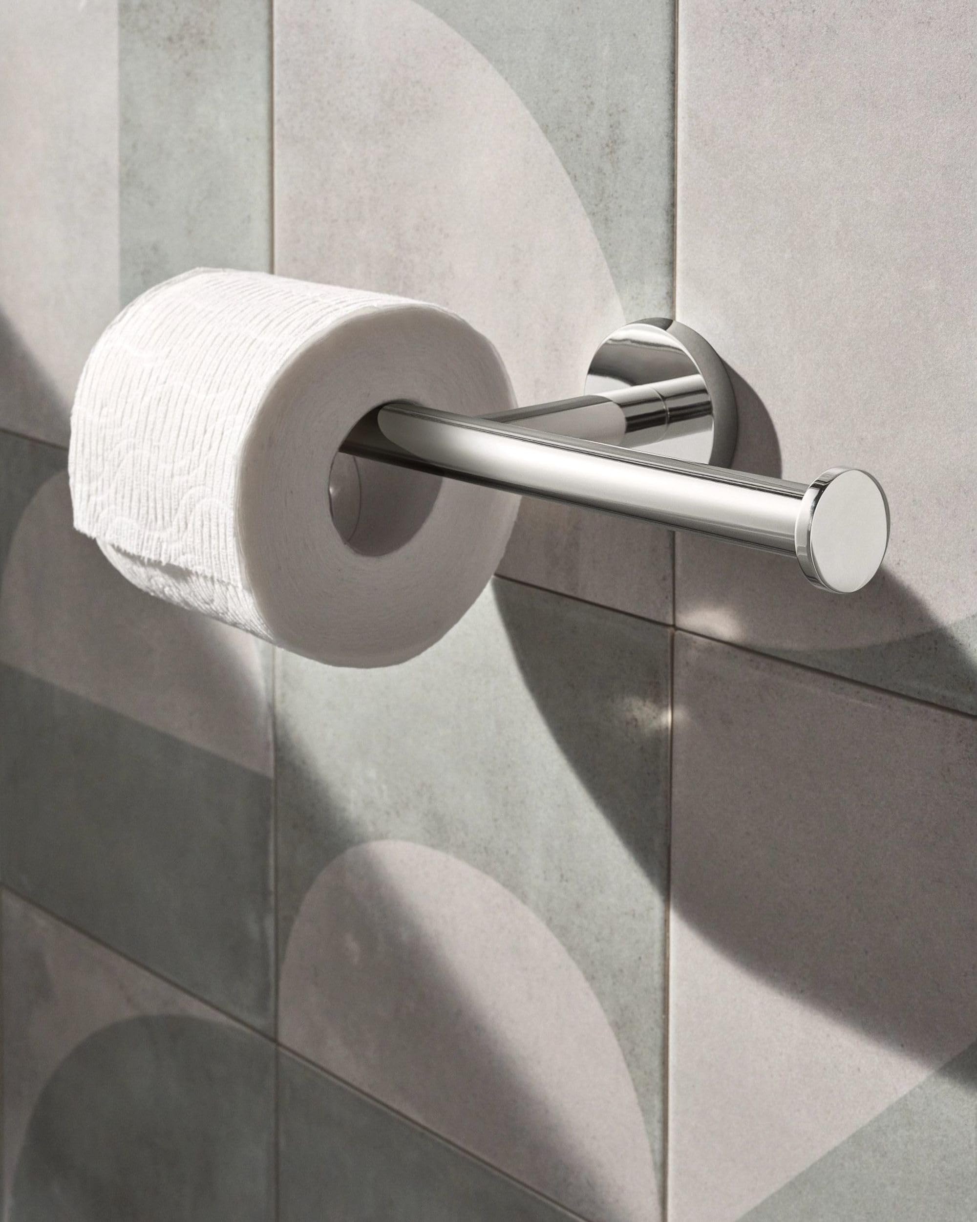 Moen Y5788CH Collection Modern Bathroom Double Toilet Paper Holder, Chrome