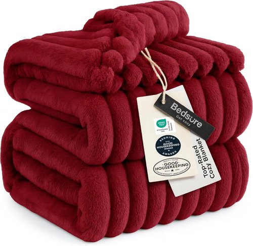 Bedsure GentleSoft Scarlet Sage Full Blanket - Cozy Soft Throw for Women | Large 84x90 Inches