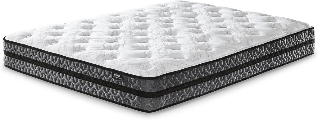 Signature Design by Ashley 10-Inch Hybrid Gel Memory Foam Mattress - Pressure Relief & Lumbar Support, Queen