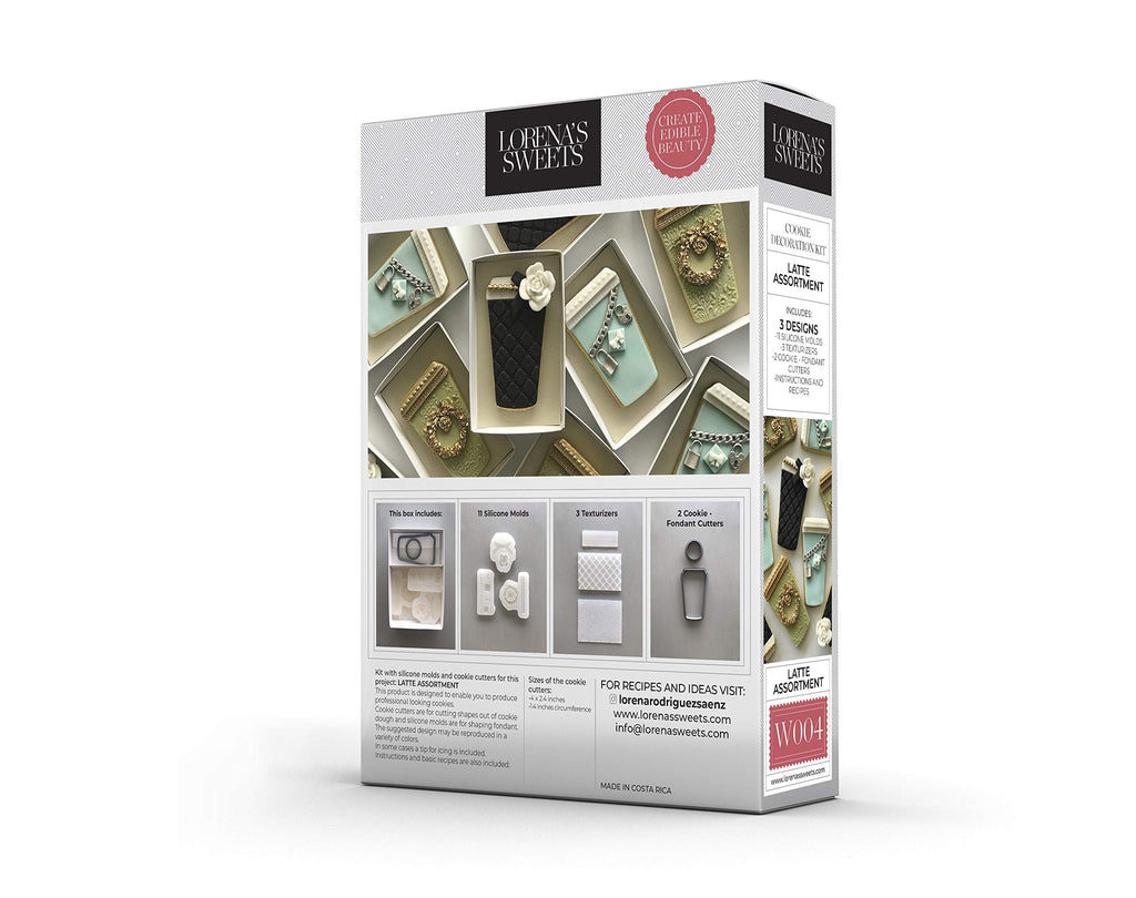 Lorena's Sweets Cookie Decoration Kit Latte Assortment