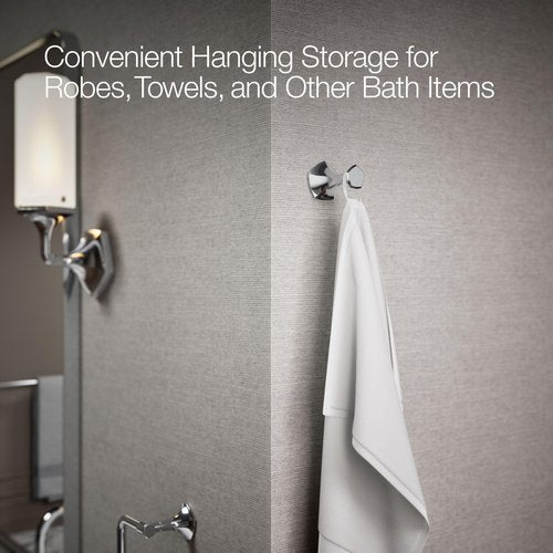 Kohler 27069-CP Occasion® Robe Hook, Polished Chrome