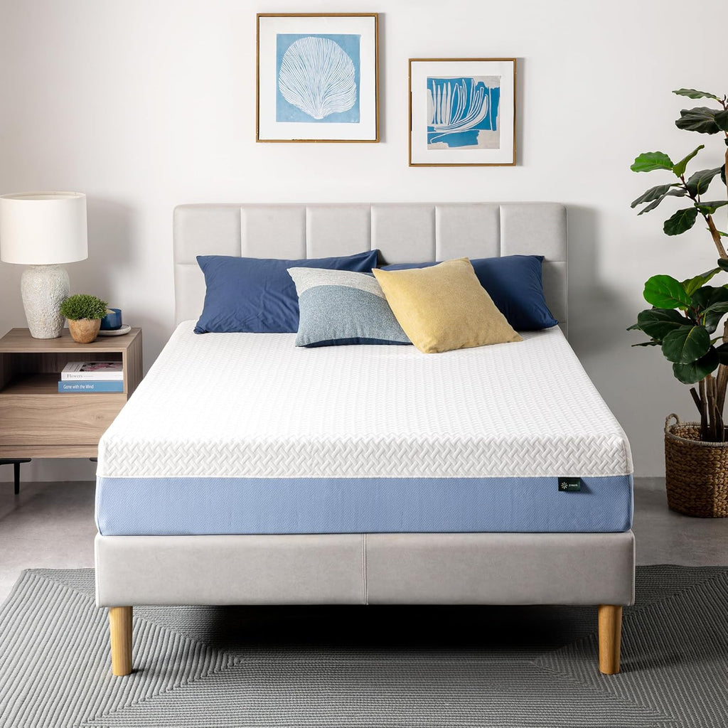 Zinus 10 Inch Full Memory Foam Mattress - Cooling Comfort, Fiberglass Free, Medium Feel, Safe Materials