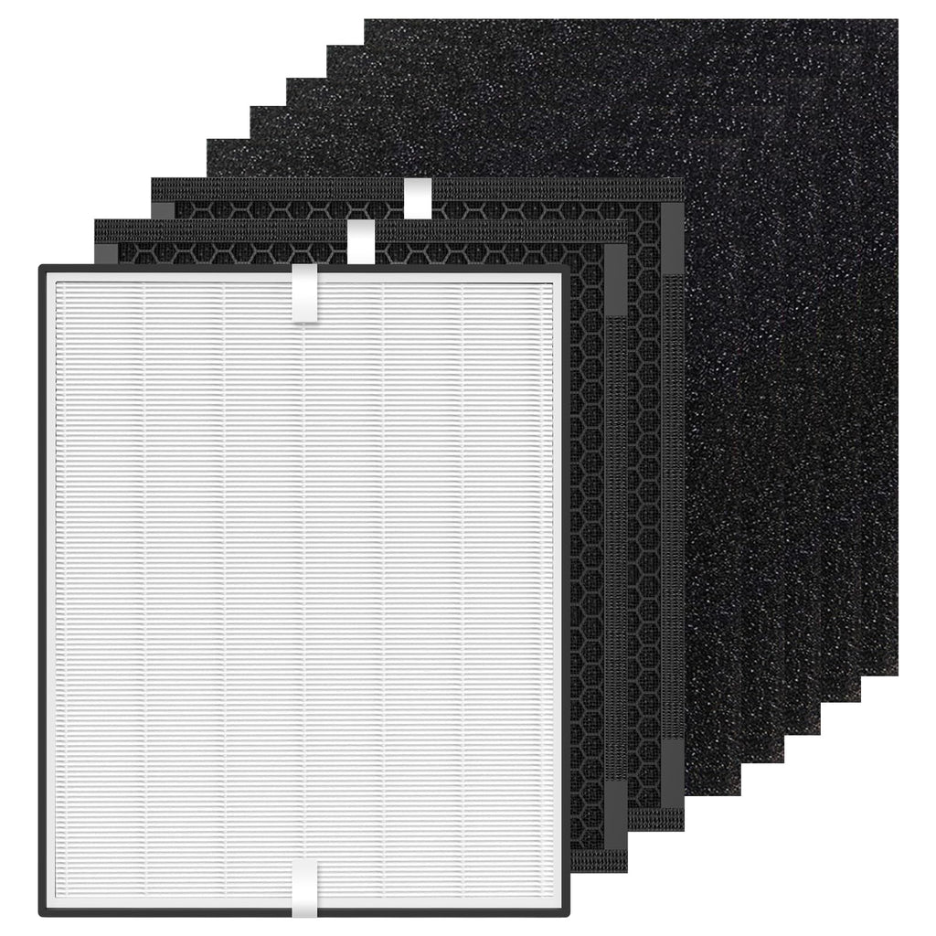 8 Pack 3000 Replacement Filters Compatible with 3000 Series,1Filter + 2 Activated Carbon Filter + 5 Pre-Filters