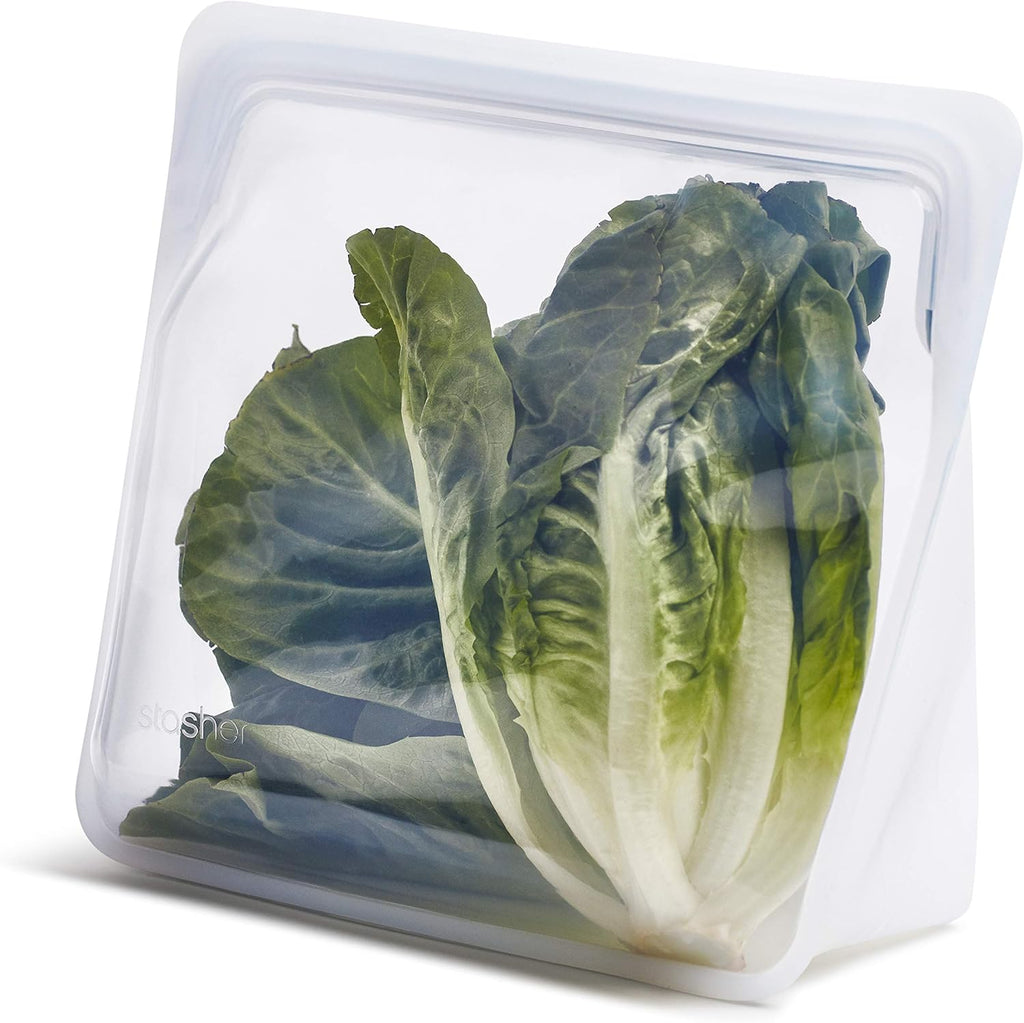 Stasher Silicone Reusable Storage Bag - Stand-Up Mega Bag, 104 Oz, Eco-Friendly, Microwave & Dishwasher Safe | Premium Food Storage Solution