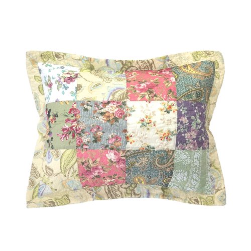 Greenland Home Fashions Blooming Prairie Standard Sham, Multicolor