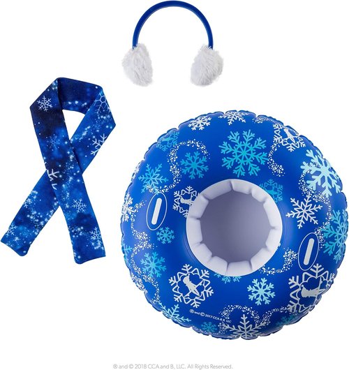 Elf on the Shelf - Claus Couture Collection Totally Tubular Snow Set | Holiday Fun & Festive Style