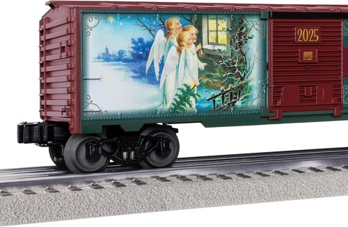 Lionel O Gauge Model Train Boxcar - 2025 Christmas Music Edition | Festive Design & Detail