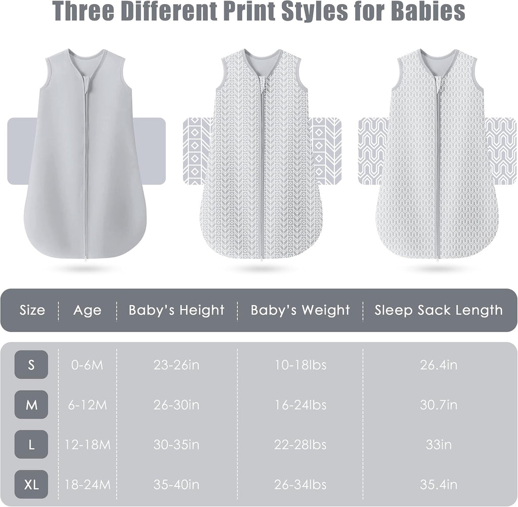 Sweet Dolphin Baby Wearable Blanket Sleep Sack - 100% Cotton, TOG 0.5, 2-Way Zipper, Newborn Essential