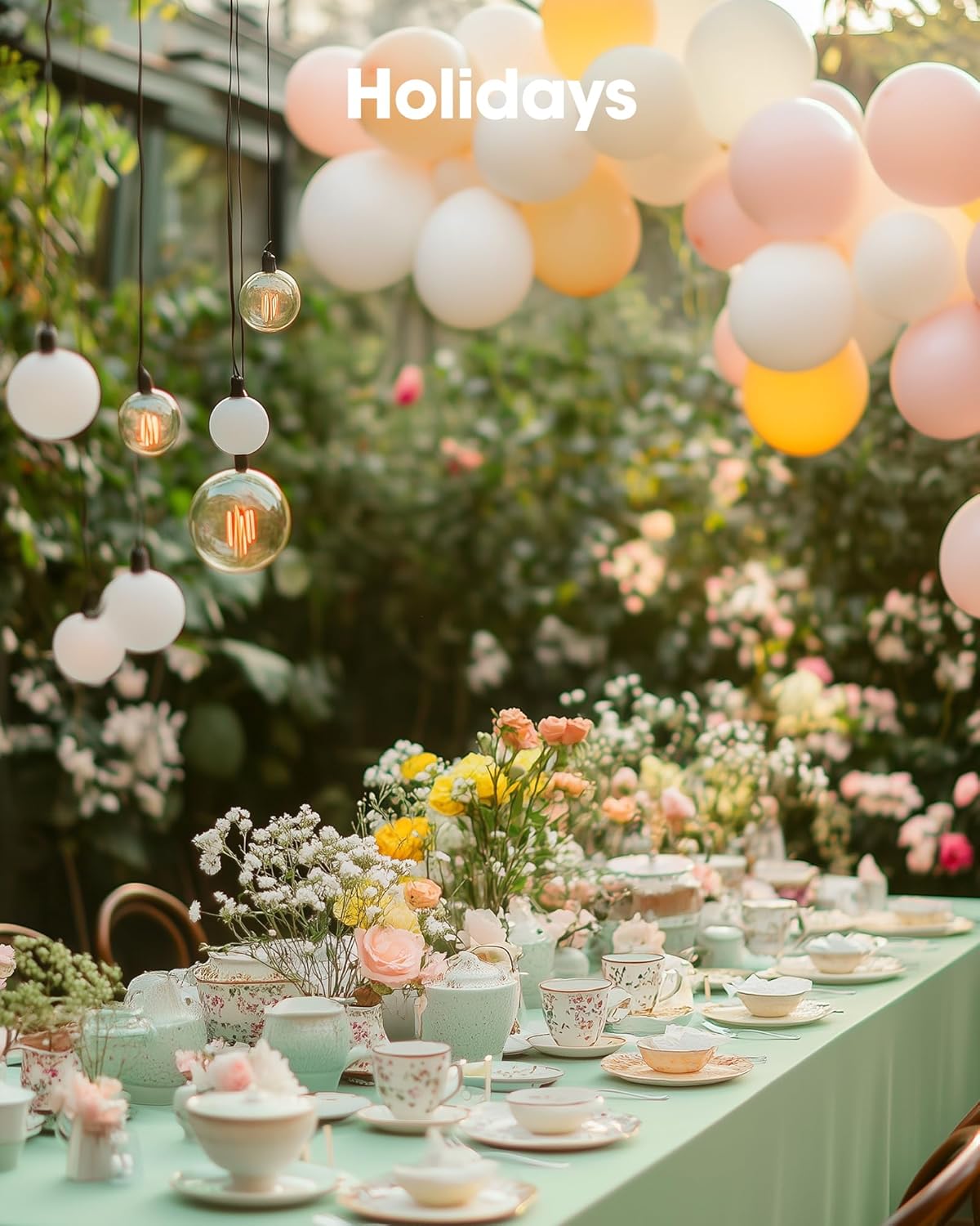 Pureegg Disposable Table Cloths - 54 x 108 Inch, Leakproof & Sturdy, 8 Pack, Sage Green for Easter Parties