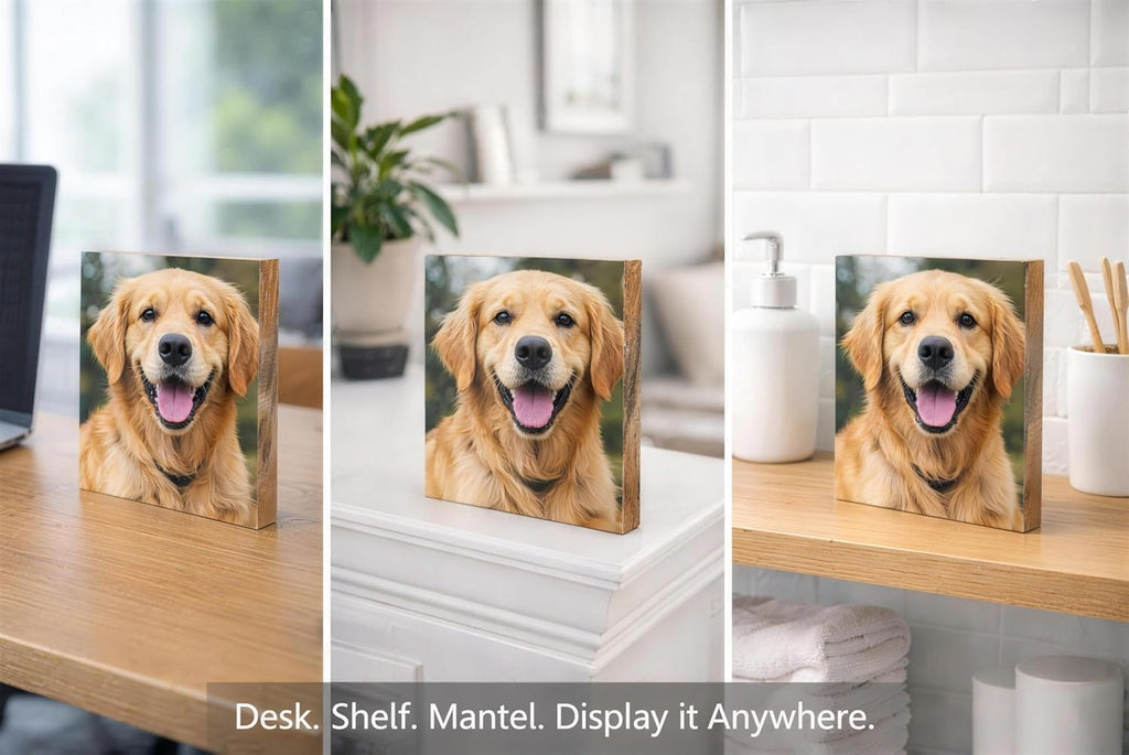 Sunwes Custom Canvas Prints - Personalized 11x14 Inch Photo Art | Perfect for Weddings, Family Portraits & Pet Memorials, Ships Next Day