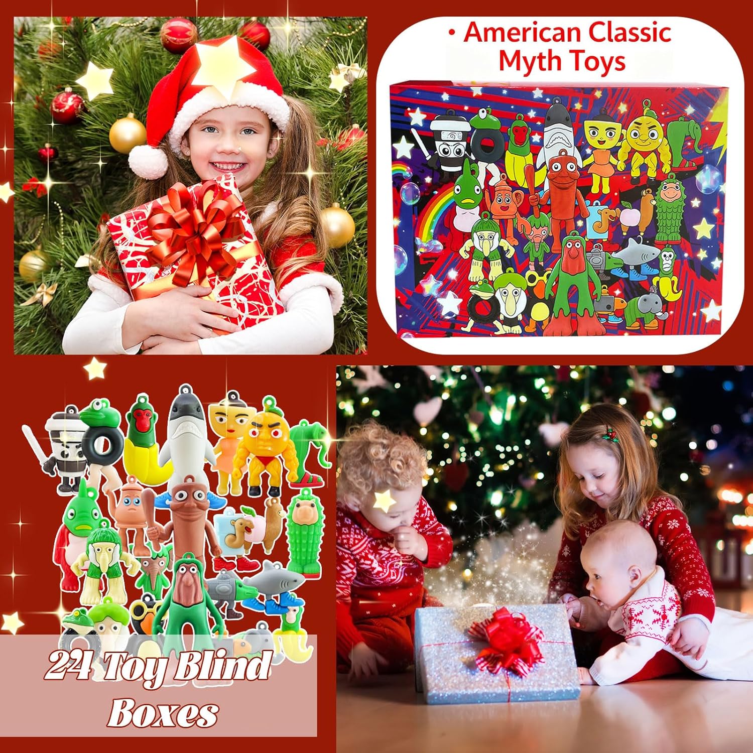 Advent Calendar 2026 - 24 Days of Surprises with Figurines for Kids | Perfect for Valentine's Day & Easter Gifts