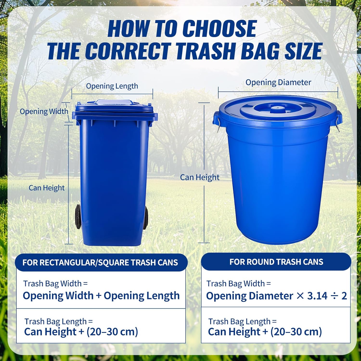 Skiennix 120 Count Trash Bags - Tear-Free 55-60 Gallon Black Garbage Bags for Home & Outdoor Use