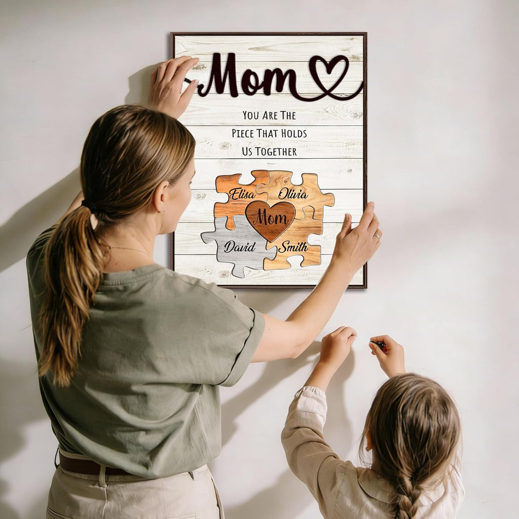 Regine Switzerland Personalized Mother's Day Gift | Custom Puzzles & Canvas Prints for Mom, Nana, Grandma