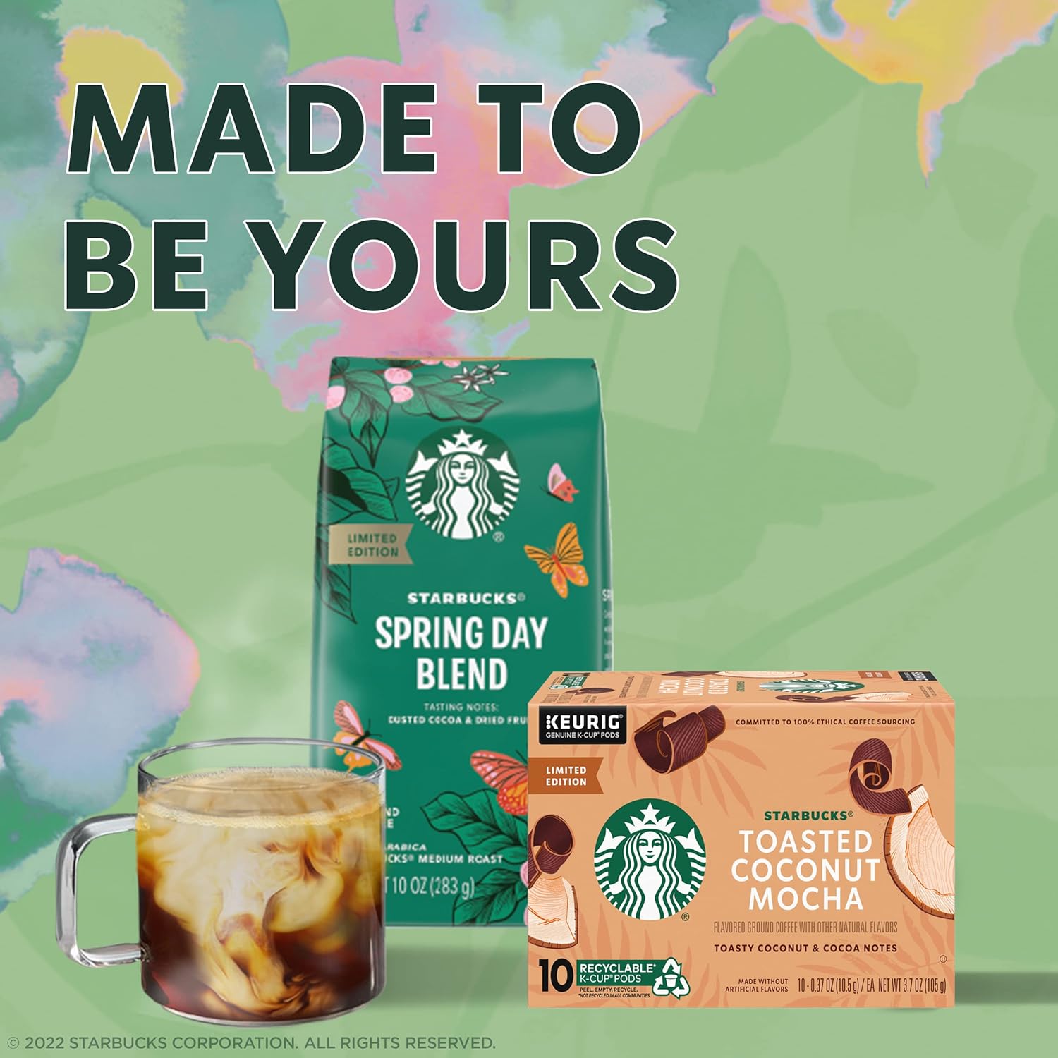 Starbucks Ground Coffee - Toasted Coconut Mocha Flavor | 100% Arabica, Limited Edition, 17 oz