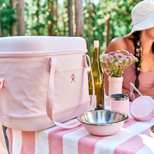 Hydro Flask Cooler Bag - Insulated Portable Soft Cooler - 20 L Capacity in Koala Gray and Black