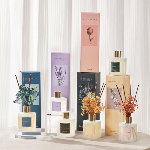 Cocorrína Reed Diffuser - Olive Flower Scent for Relaxing Home Ambiance