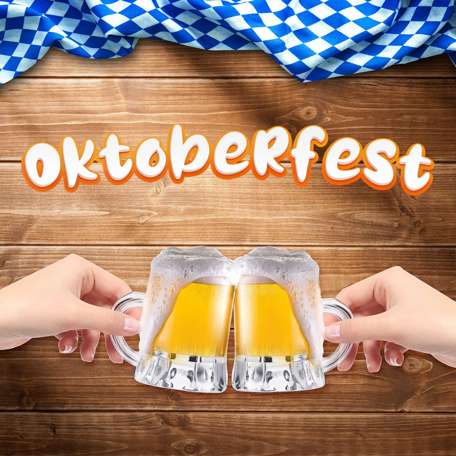 Meanplan 48 Pieces Mini Beer Mugs Bulk Shot Glasses Set 1oz Small Clear Stein with Handles Mini Tasting Whiskey Cups for Drinking Beer Festival Birthday BBQ Bar Party (Glass)