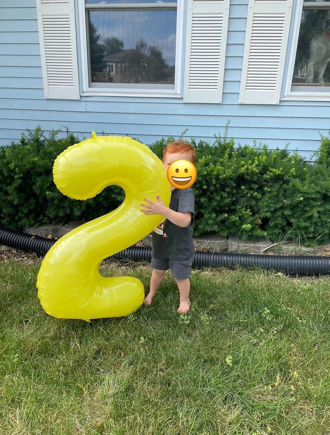 Skiennix 40-Inch Yellow Number Balloons - Perfect for 2nd, 12th, 21st Birthday Celebrations & Events