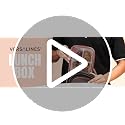 Versalines 3 Compartment Bento Box - Microwave & Dishwasher Safe Lunch Container