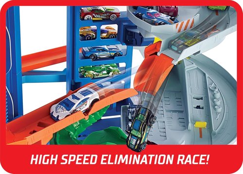 Hot Wheels City Robo T-Rex Ultimate Garage - Multi-Level Playset for 100+ 1:64 Scale Cars | Gift for Kids 3+