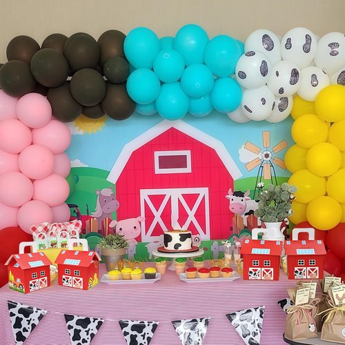 16 Pack Farm Animal Party Candy Box, Farm Theme Gift Box for Farm Birthday Party Barn Party Decoration.