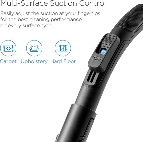 Eureka Bagless Canister Vacuum Cleaner - Lightweight for Carpets & Hard Floors | Blue Whirlwind NEN110B