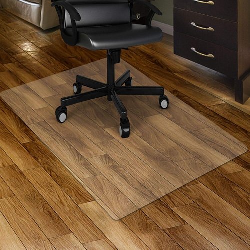 Kuyal Clear Chair Mat - Transparent Floor Protection for Hard Floors | 36" x 48" for Office & Home