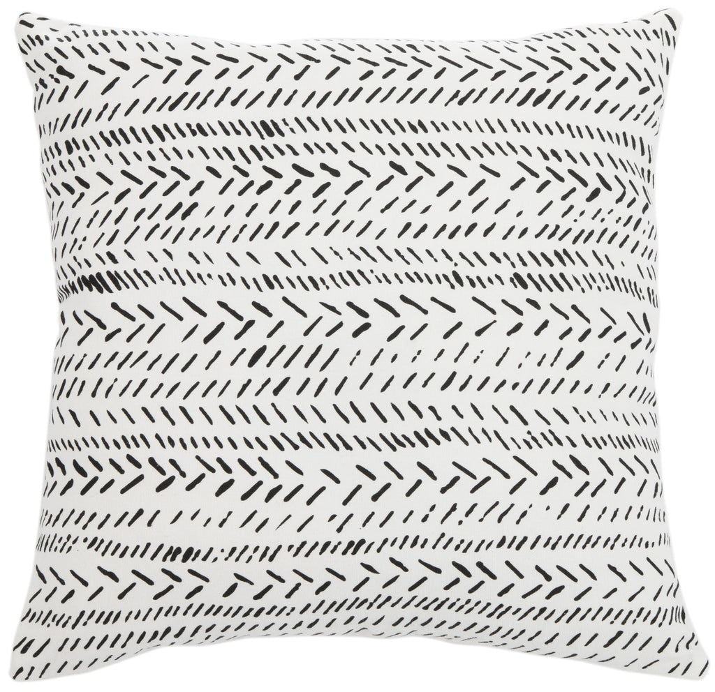 SAFAVIEH Sarden 18-inch Black and White Decorative Throw Pillow