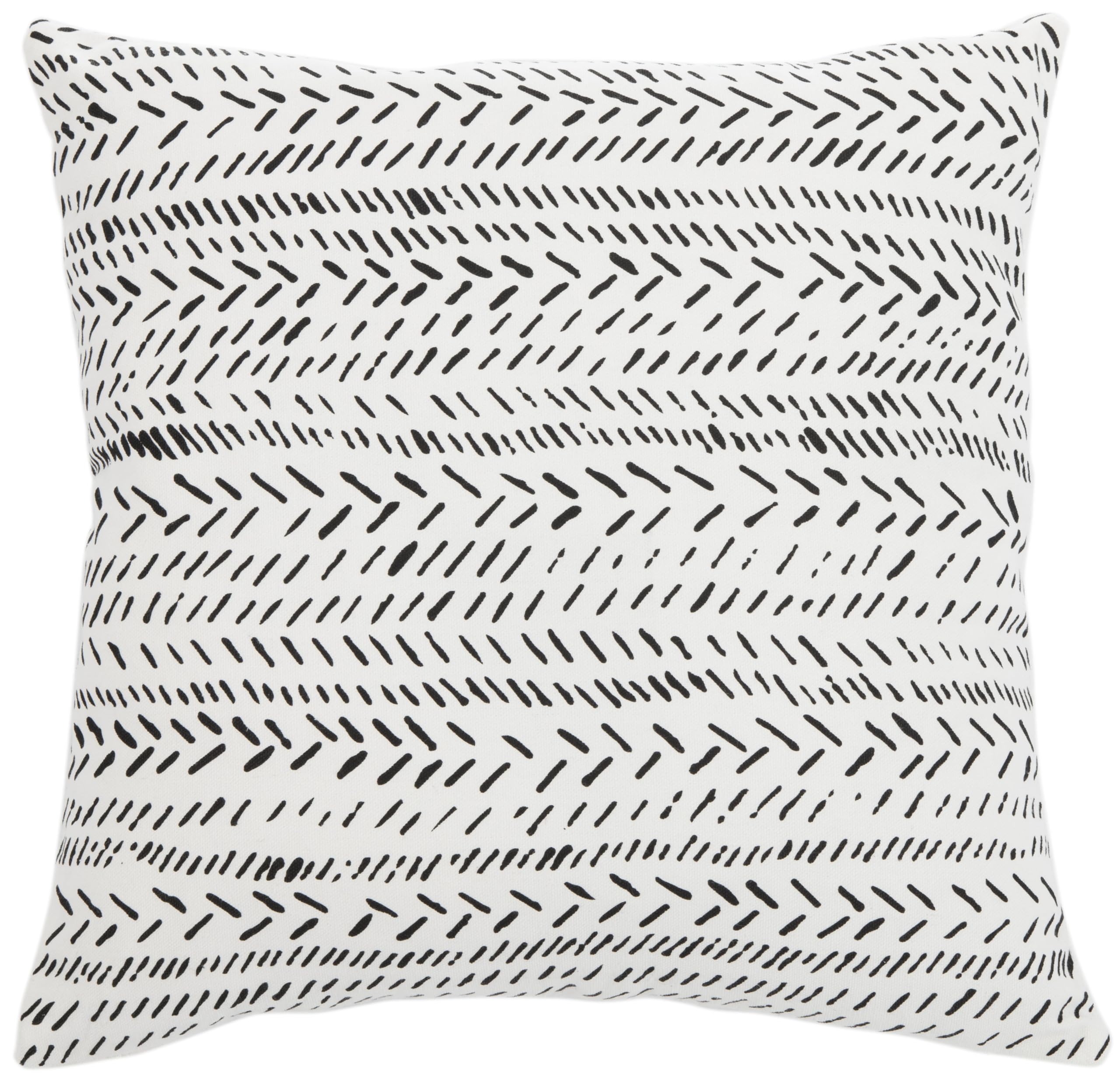 SAFAVIEH Sarden 18-inch Black and White Decorative Throw Pillow