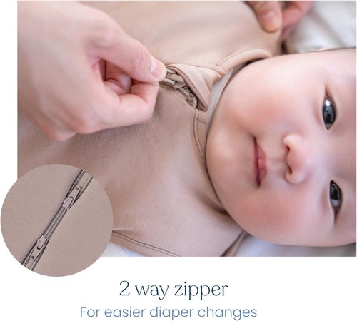HALO SleepSack SuperSoft Swaddle - Cozy Bamboo Viscose with 3-Way Adjustability & 2-Way Zipper, 2 TOG