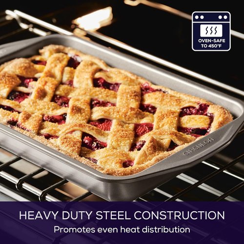 Circulon 51133 Nonstick Baking Pan | Rectangle Cake Pan - 9" x 13", Durable Gray Finish