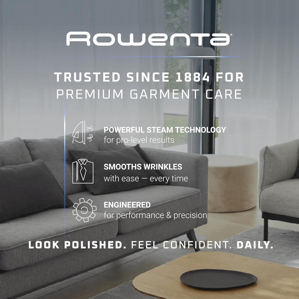 Rowenta Freemove Cordless Iron - 1600 Watts Rapid Heating Portable Steamer | Stainless Steel Soleplate, Blue