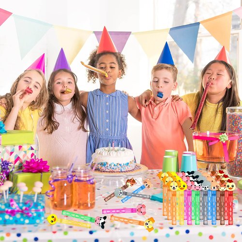 uoyoi Farm Party Favors,24Pcs Farm Animal Bubble Wands for Kids Birthday Party Supplies,Baby Shower Prizes Pinata Goodie Bag Stuffers Gift
