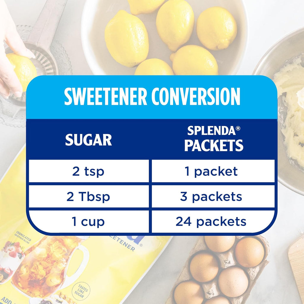 SPLENDA Zero Calorie Sweetener | 800 Packets for Guilt-Free Sweetening