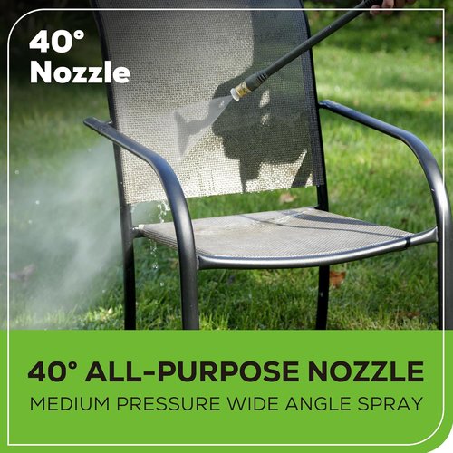 Greenworks Compact Electric Pressure Washer - 1.2 GPM | Lightweight, 20 FT Hose & 35 FT Cord for Cars, Patios & Decks