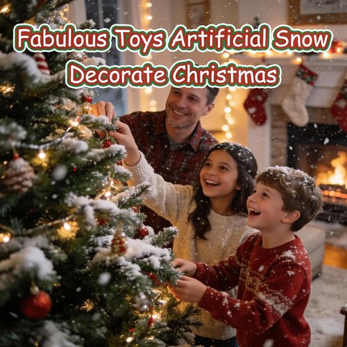 Fake Snow | 12oz Instant Snow Powder by [Brand Name] - Creates 5 Gallons of Realistic Holiday Decor