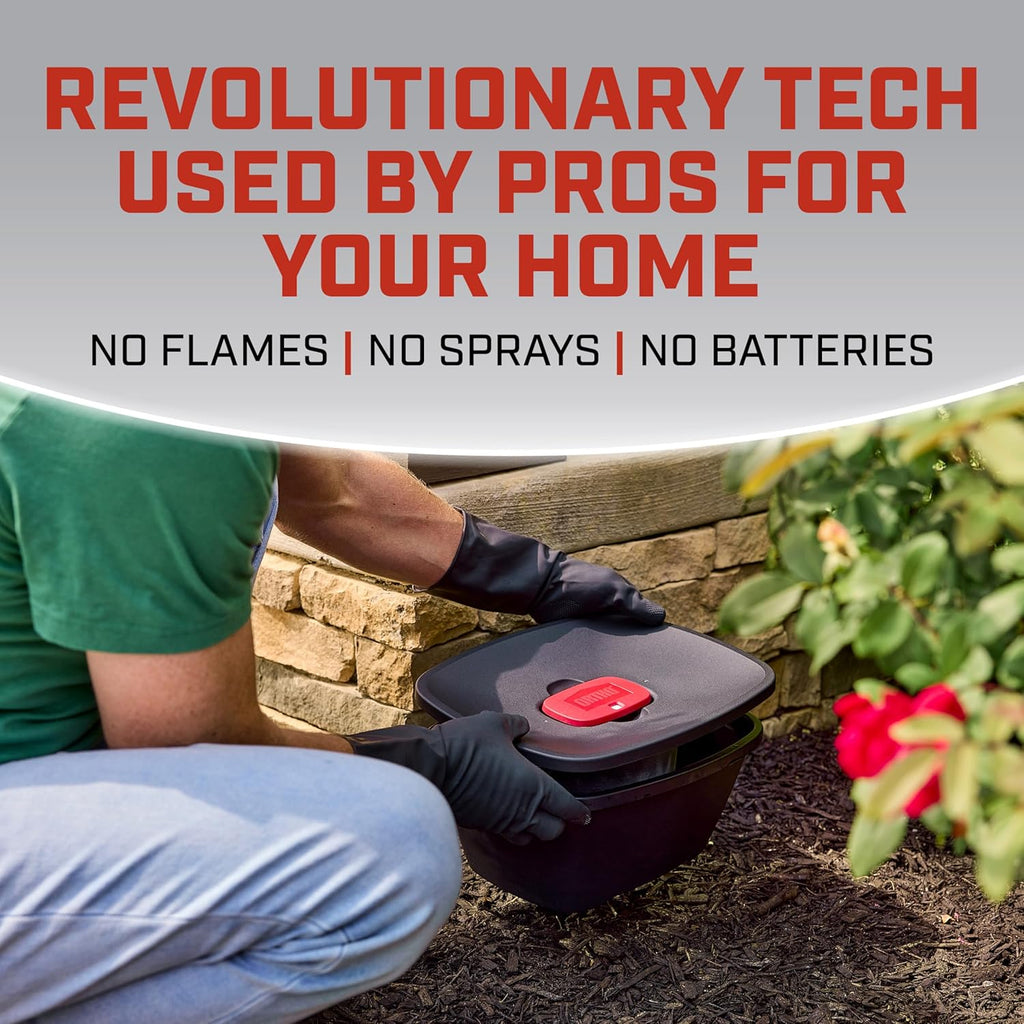 Ortho Home Defense Mosquito Killer - Silent, Easy-to-Use Protection for Up to 4,300 Sq. Ft. | 1 Station & 2 Bands