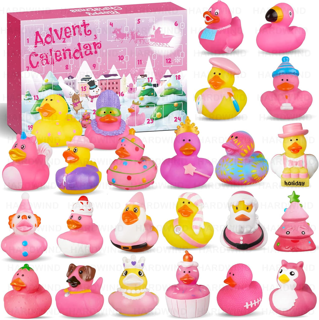 Rubber Duck Advent Calendar 2024 - 24 Days of Fun Countdown Gifts for Kids & Adults | Perfect for Baby Showers