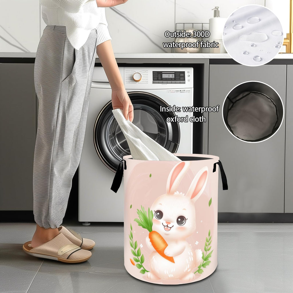 VODRM Wizard Frog Magic Laundry Basket, Dirty Collapsible Clothes Toy Organizer Hamper for Kids Adults, Oxford Cloth Waterproof Storage Bin for Bedroom Bathroom Fantasy Decor Gifts, 19.7"X15.7"
