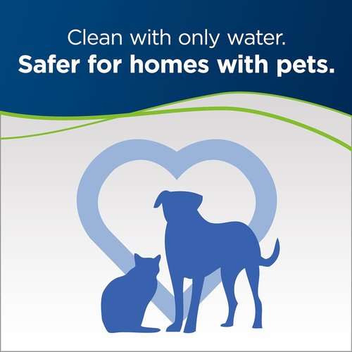 Bissell PowerFresh Lift-Off Pet Steam Mop - Versatile Cleaner for Tile & Hardwood Floors | 1544A, Orange