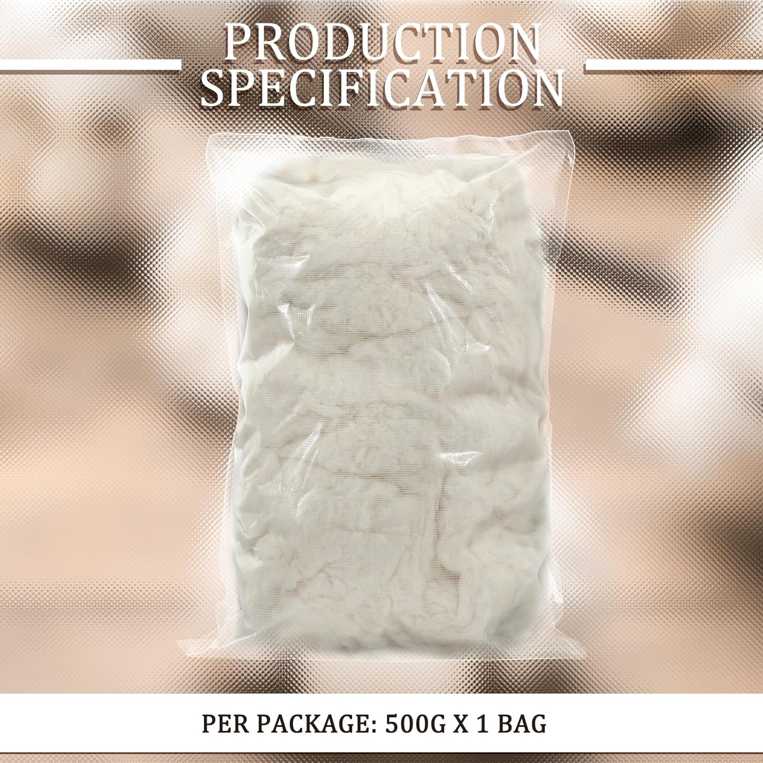 Wesnoy Cotton Stuffing - 500g Natural Fiber Filling for Stuffed Animals & Pillows | Soft & Versatile